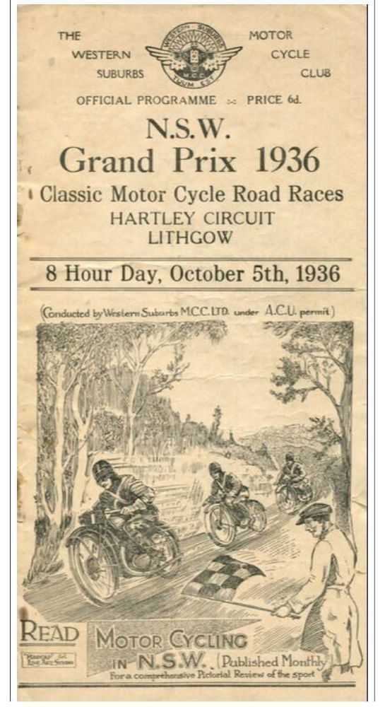 Hartley Valley Motorbike 1 sepia poster