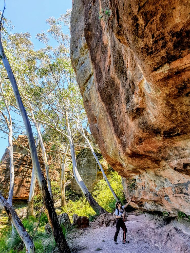 Hartley vale Mum on Lawsons Long Alley Track
