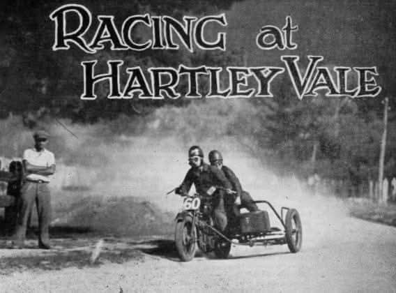 Hartley valley Mototorbike Racing at hartley Vale poster